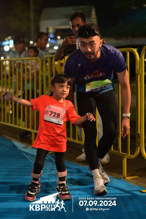 Race photo from KBP City Run 2024