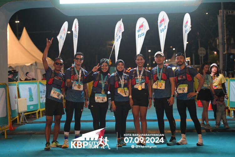 Race photo from KBP City Run 2024