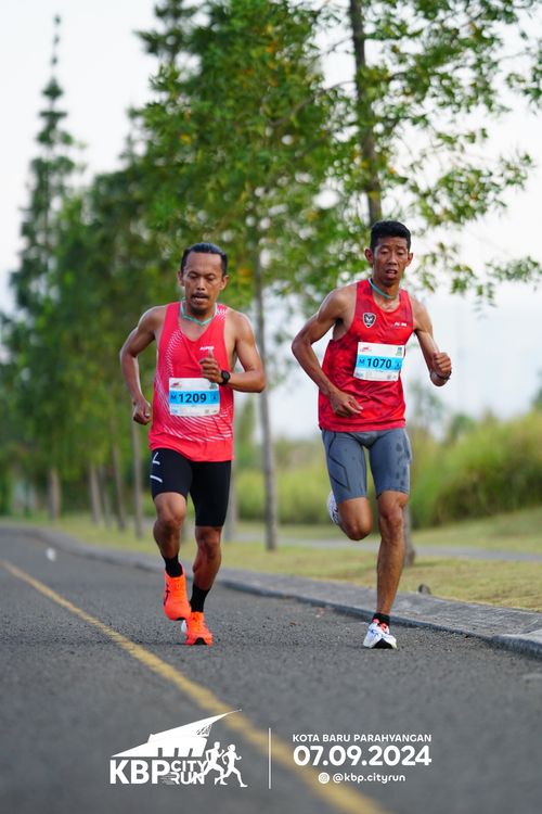 Race photo from KBP City Run 2024