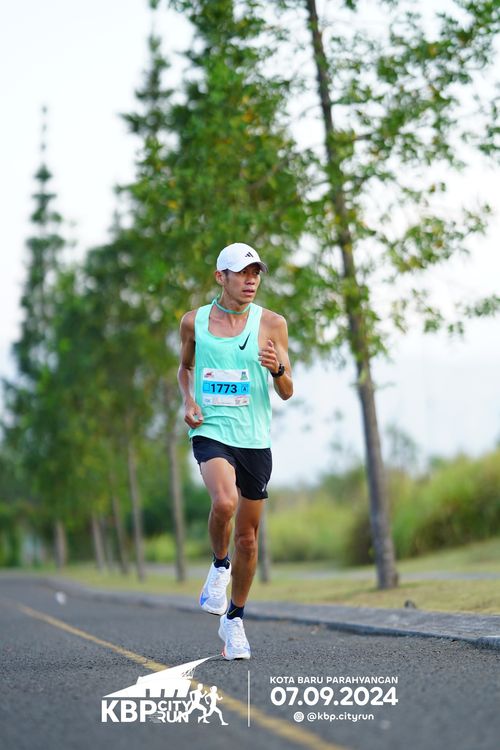 Race photo from KBP City Run 2024
