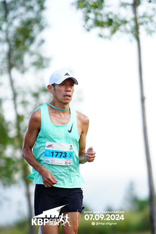 Race photo from KBP City Run 2024