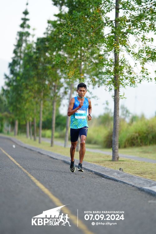 Race photo from KBP City Run 2024