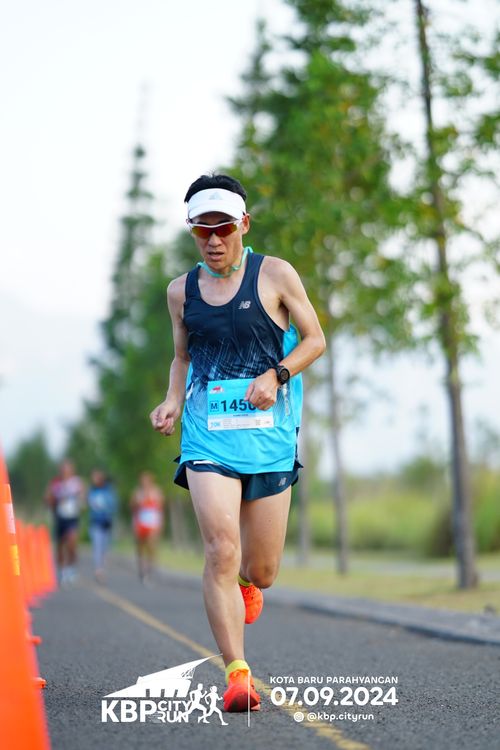 Race photo from KBP City Run 2024