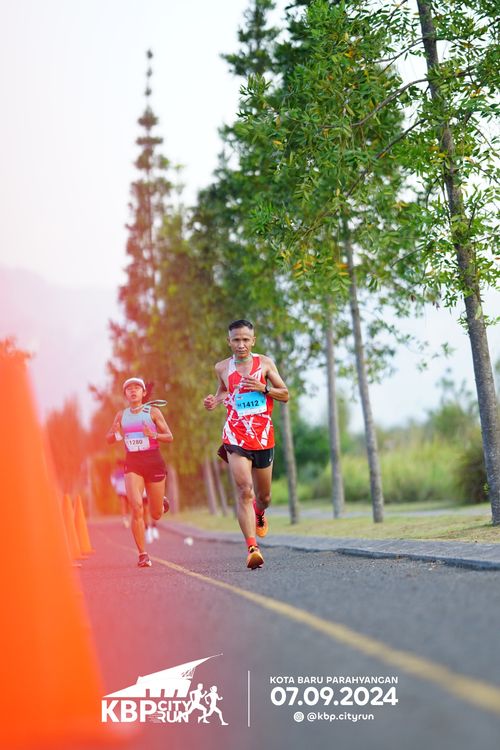 Race photo from KBP City Run 2024