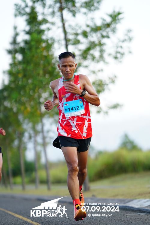Race photo from KBP City Run 2024