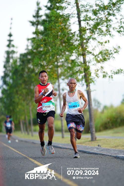 Race photo from KBP City Run 2024