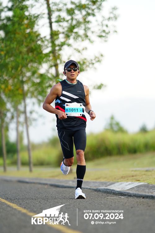 Race photo from KBP City Run 2024