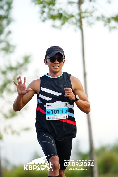 Race photo from KBP City Run 2024
