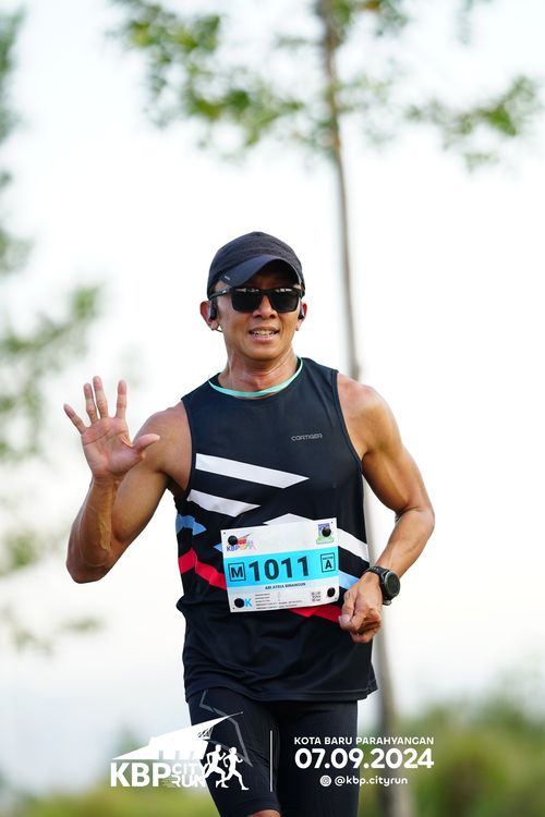 Race photo from KBP City Run 2024