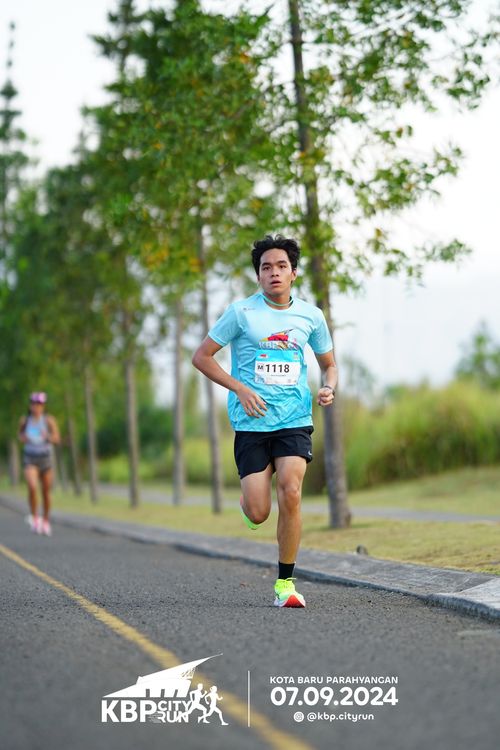 Race photo from KBP City Run 2024