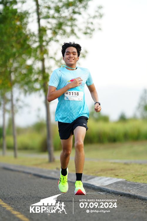 Race photo from KBP City Run 2024