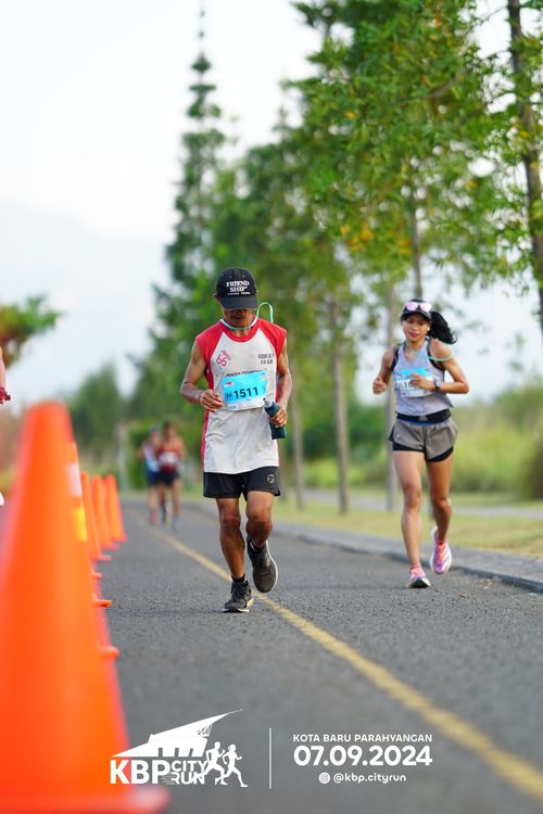 Race photo from KBP City Run 2024