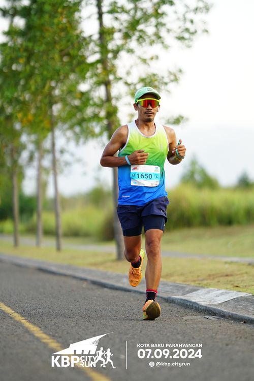 Race photo from KBP City Run 2024