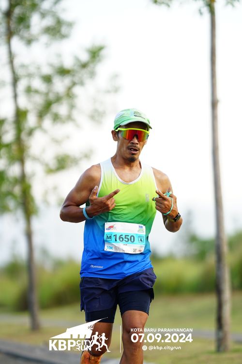 Race photo from KBP City Run 2024
