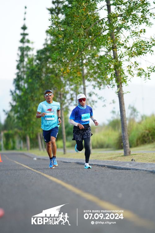 Race photo from KBP City Run 2024