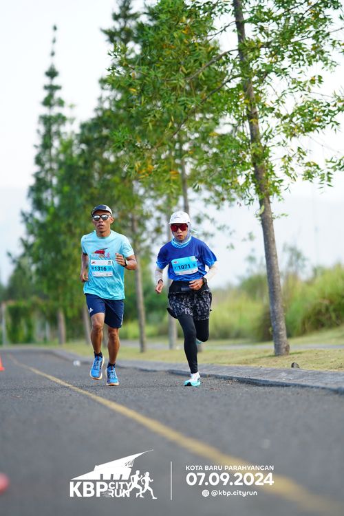 Race photo from KBP City Run 2024