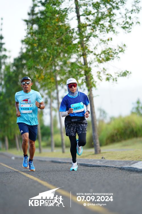 Race photo from KBP City Run 2024