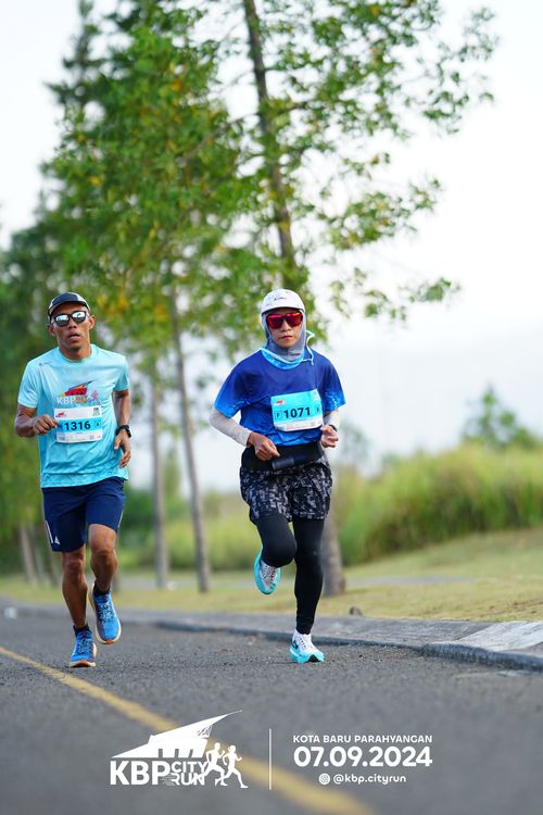 Race photo from KBP City Run 2024
