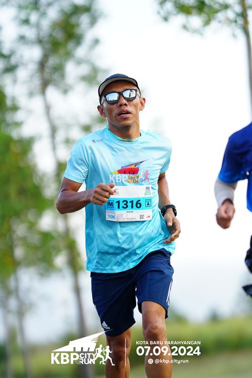 Race photo from KBP City Run 2024