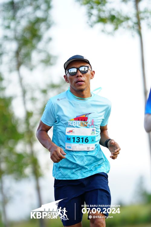 Race photo from KBP City Run 2024