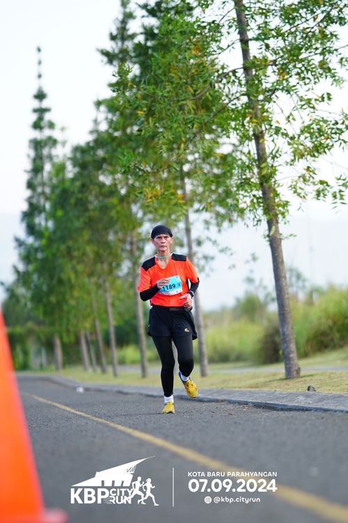 Race photo from KBP City Run 2024