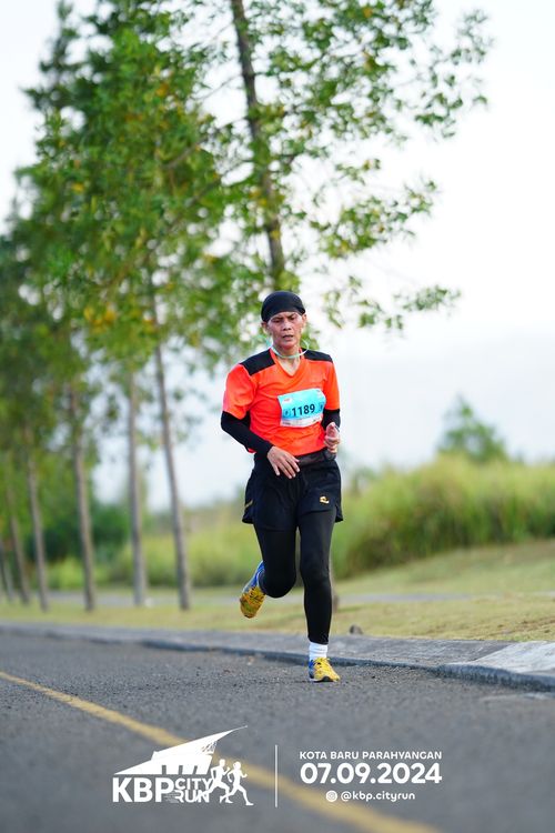 Race photo from KBP City Run 2024