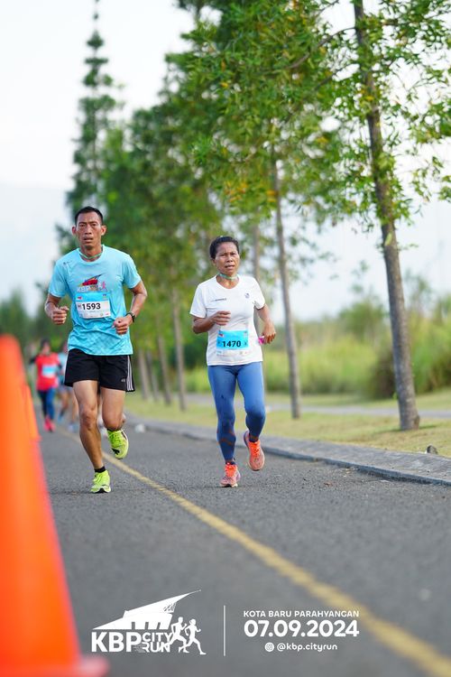 Race photo from KBP City Run 2024