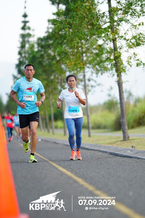 Race photo from KBP City Run 2024