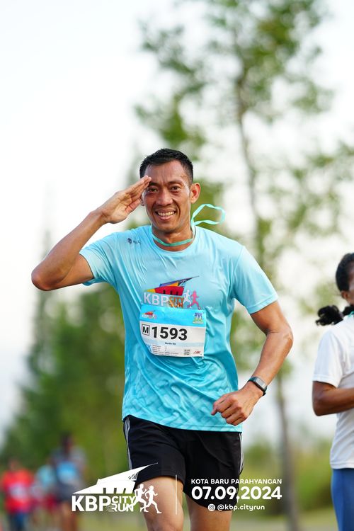 Race photo from KBP City Run 2024