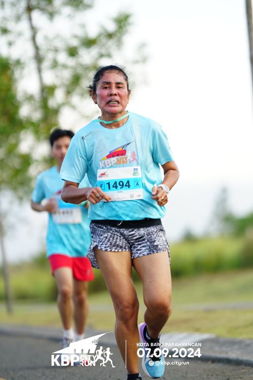 Race photo from KBP City Run 2024