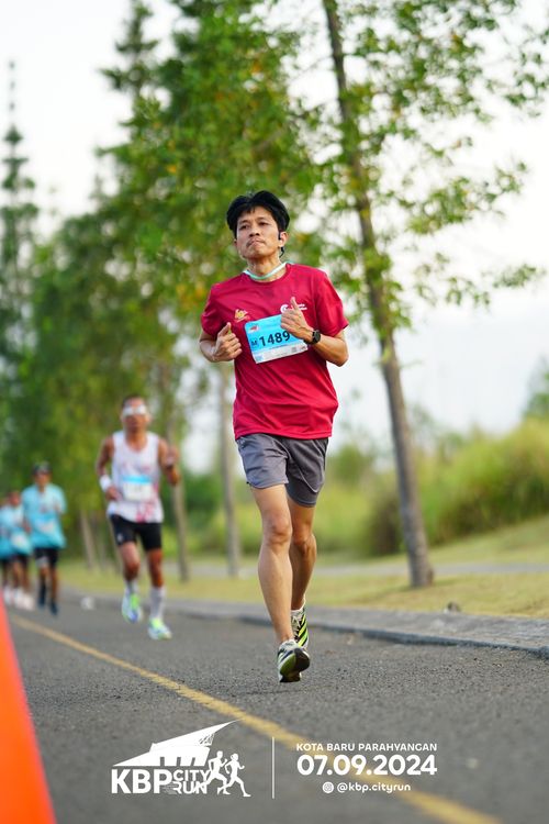 Race photo from KBP City Run 2024