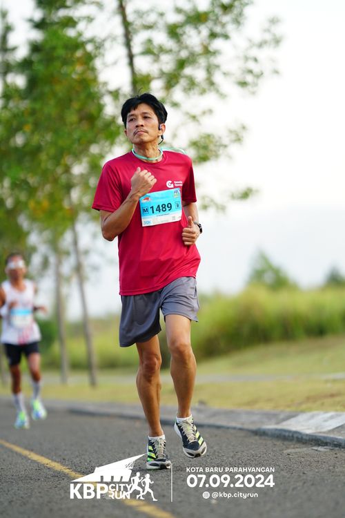 Race photo from KBP City Run 2024