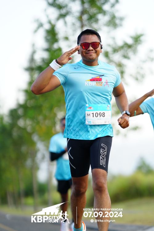 Race photo from KBP City Run 2024