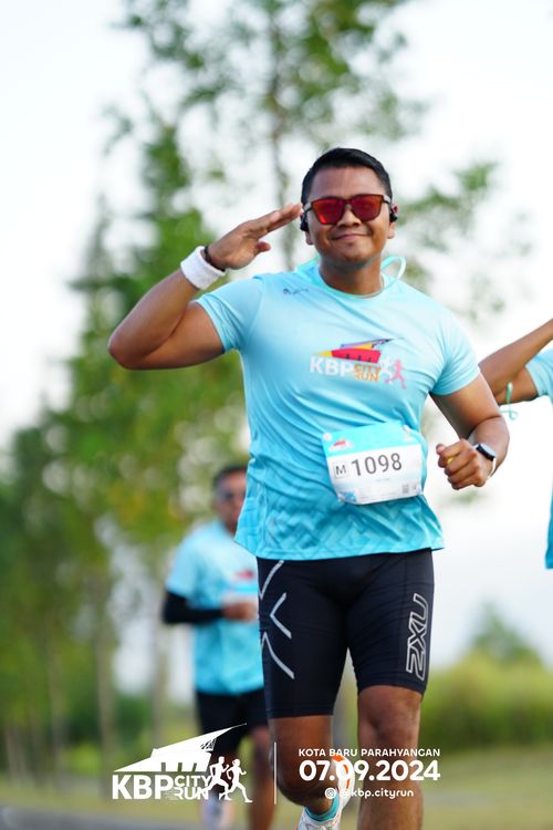 Race photo from KBP City Run 2024