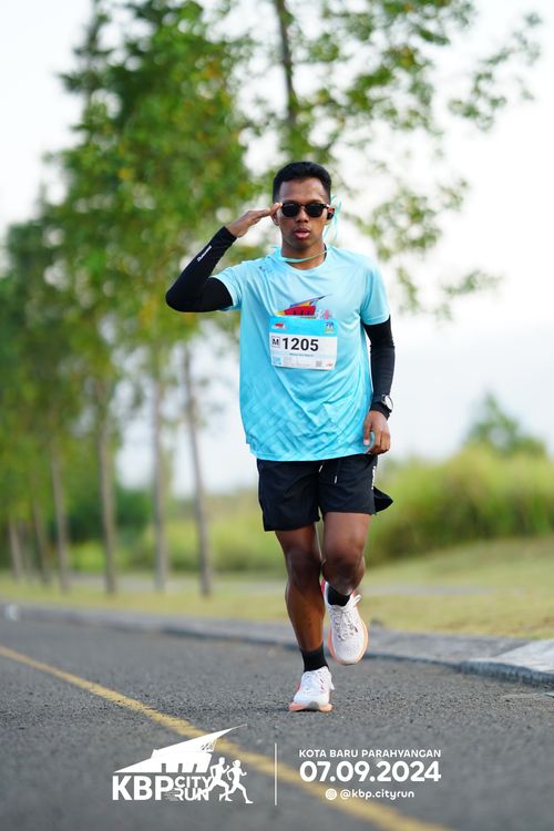 Race photo from KBP City Run 2024