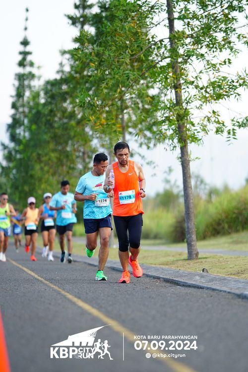 Race photo from KBP City Run 2024