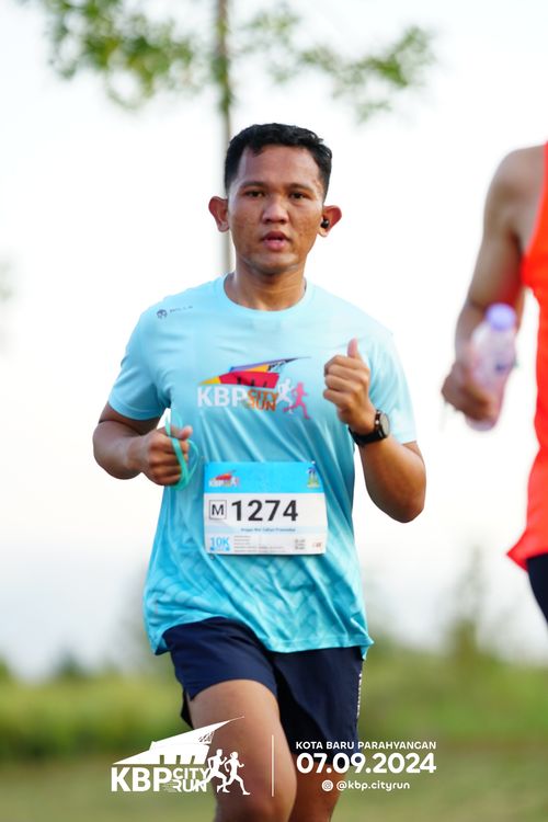 Race photo from KBP City Run 2024