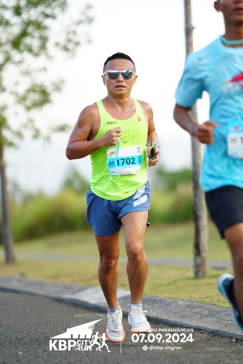 Race photo from KBP City Run 2024