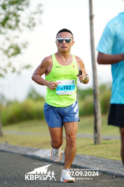 Race photo from KBP City Run 2024