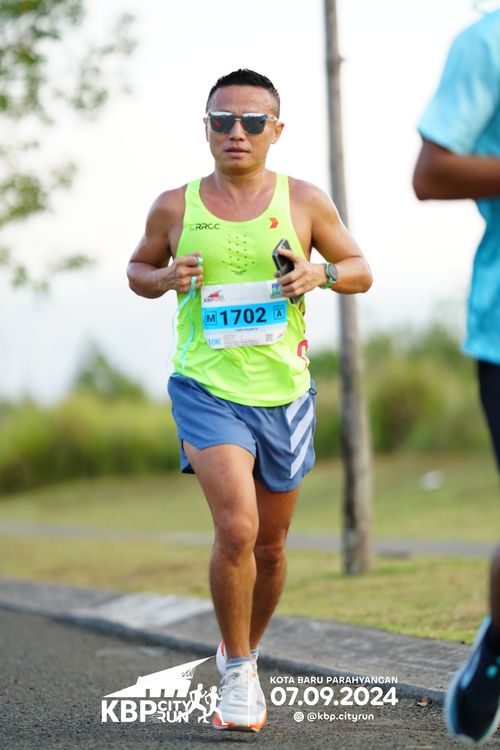Race photo from KBP City Run 2024