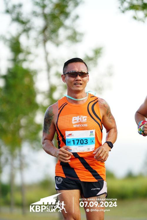 Race photo from KBP City Run 2024