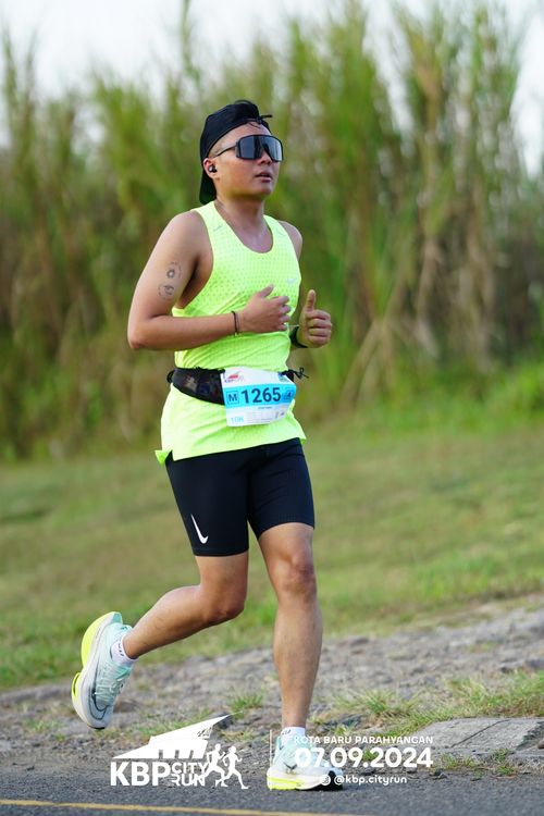 Race photo from KBP City Run 2024