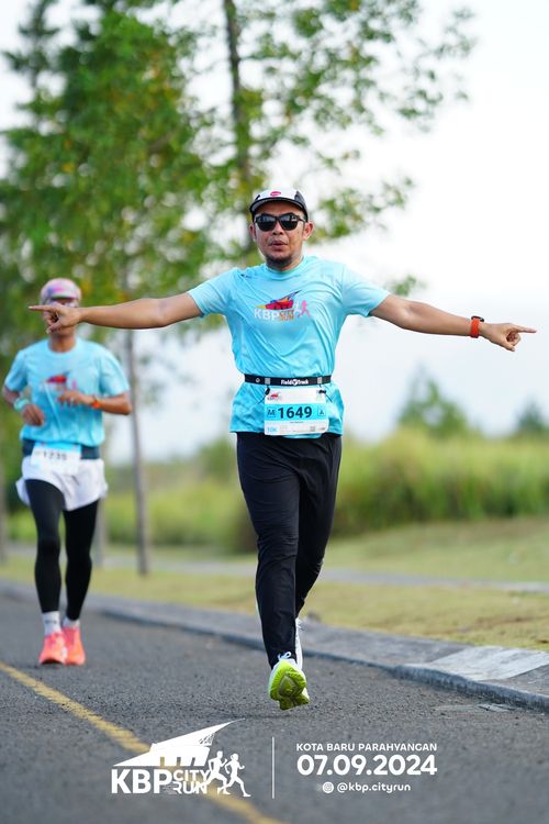 Race photo from KBP City Run 2024