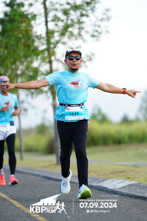 Race photo from KBP City Run 2024