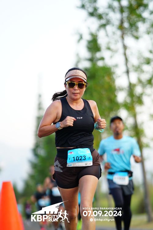 Race photo from KBP City Run 2024
