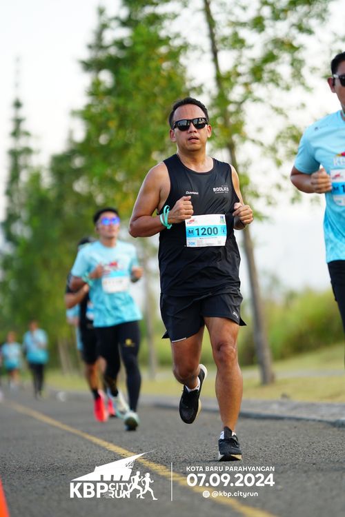 Race photo from KBP City Run 2024