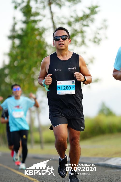 Race photo from KBP City Run 2024