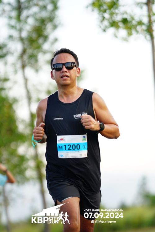 Race photo from KBP City Run 2024