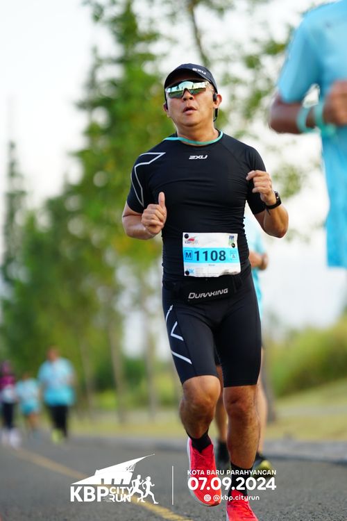 Race photo from KBP City Run 2024