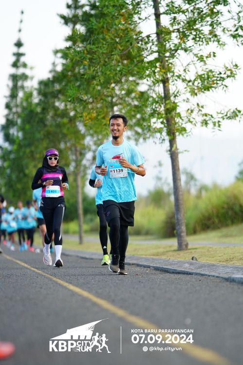 Race photo from KBP City Run 2024